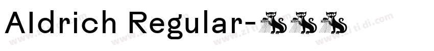 AIdrich Regular字体转换 AIdrich Regular字体转换